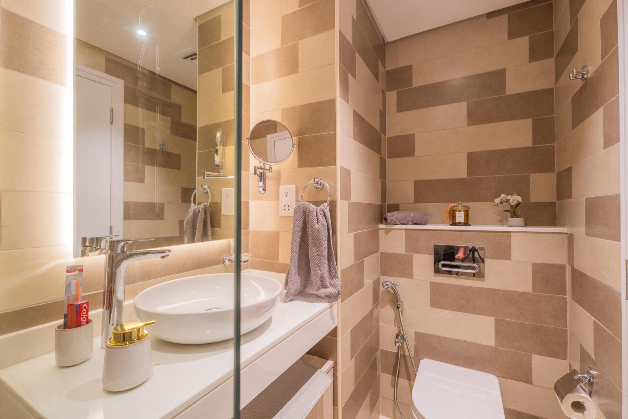 Studio With Pool And Private Beach Access On Palm Jumeirah ดูไบ ภายนอก รูปภาพ