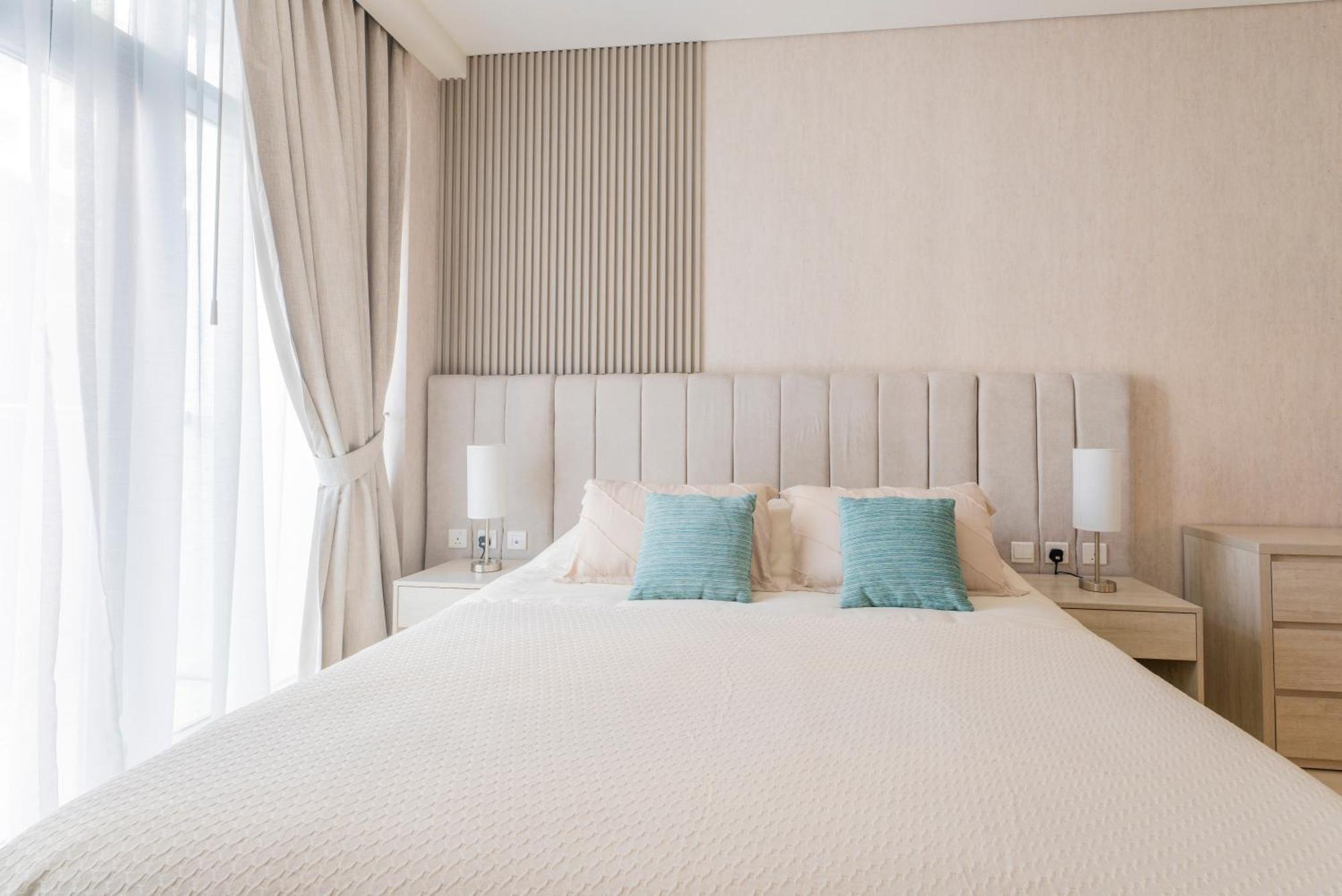 Studio With Pool And Private Beach Access On Palm Jumeirah ดูไบ ภายนอก รูปภาพ