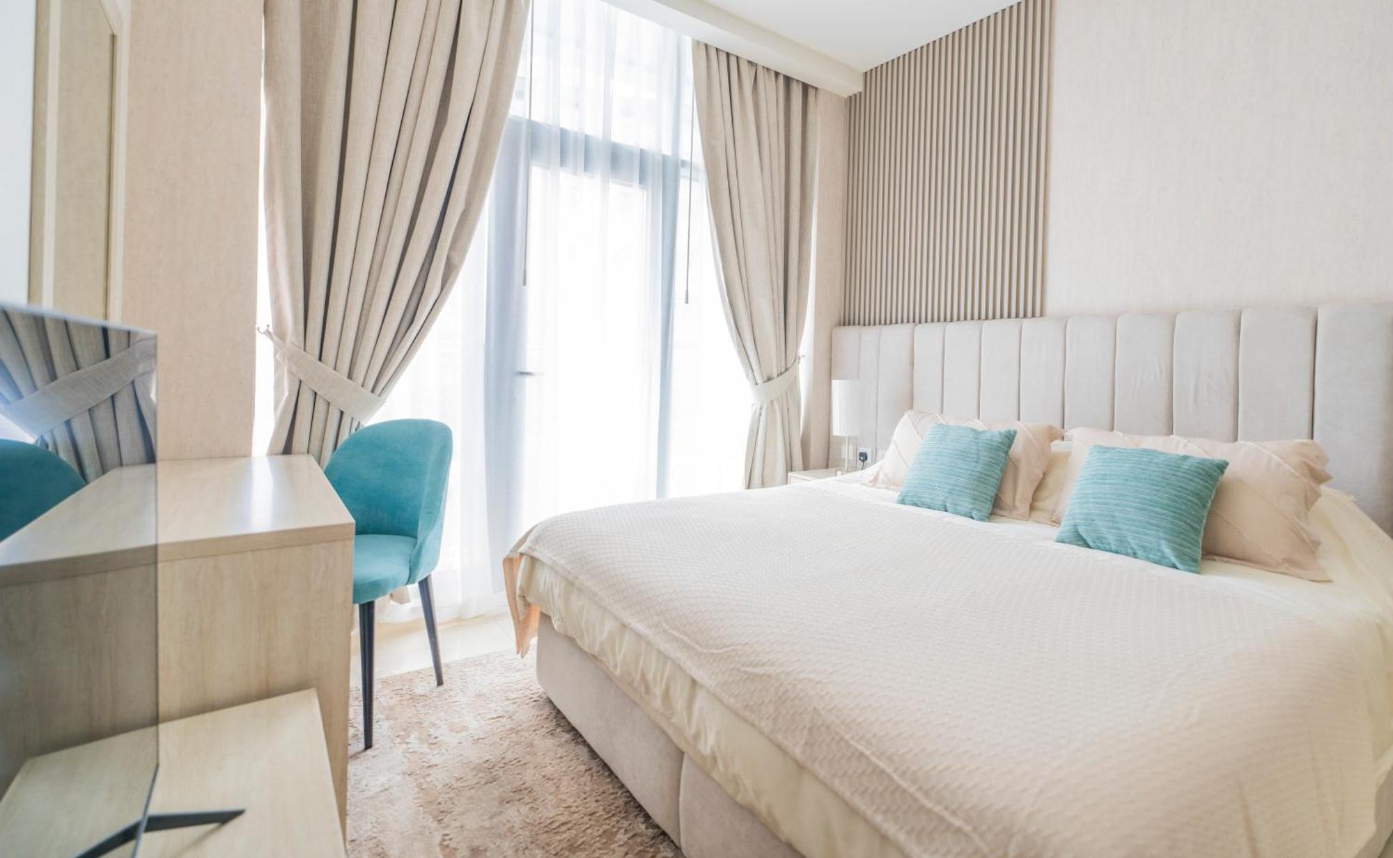 Studio With Pool And Private Beach Access On Palm Jumeirah ดูไบ ภายนอก รูปภาพ