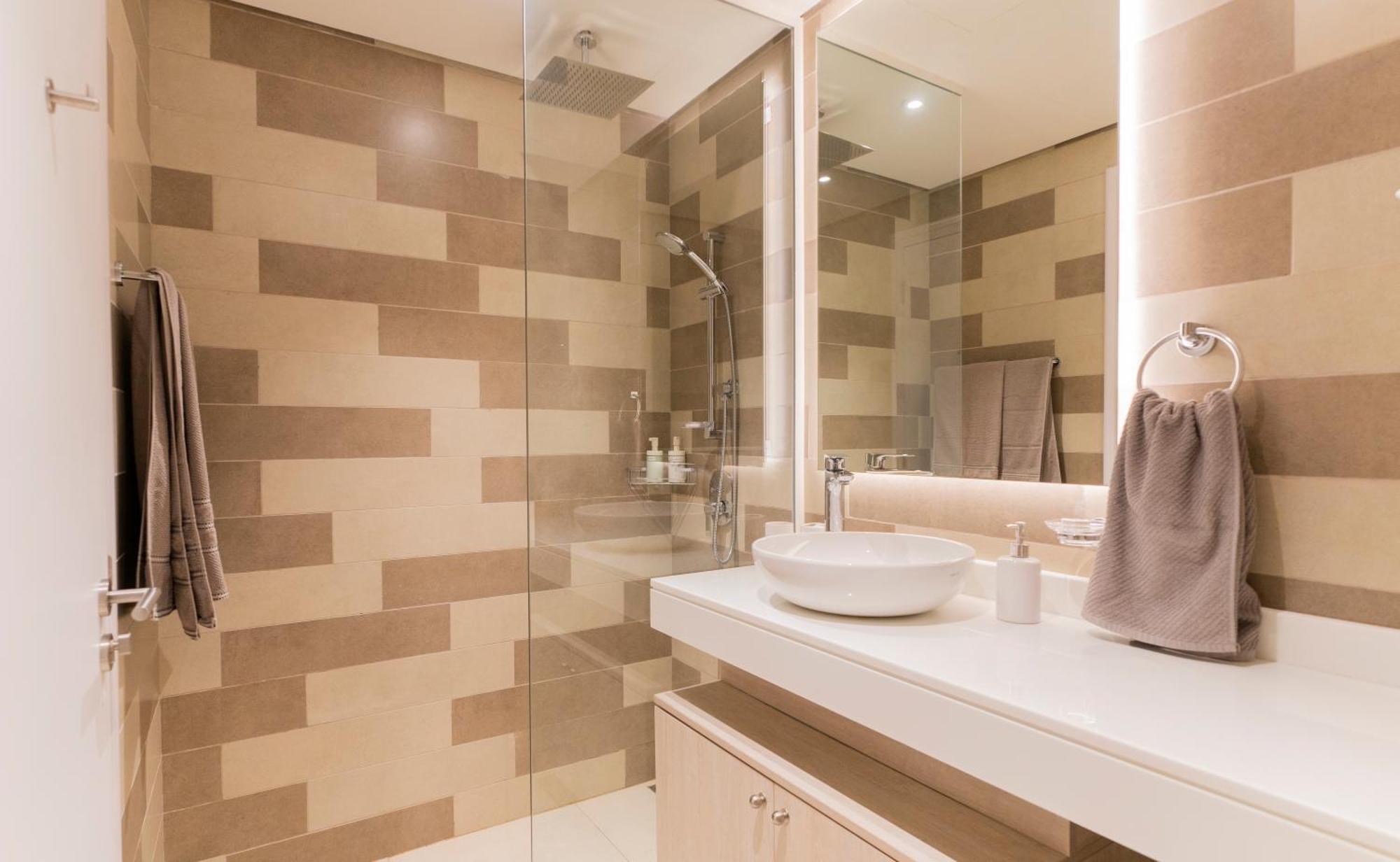 Studio With Pool And Private Beach Access On Palm Jumeirah ดูไบ ภายนอก รูปภาพ